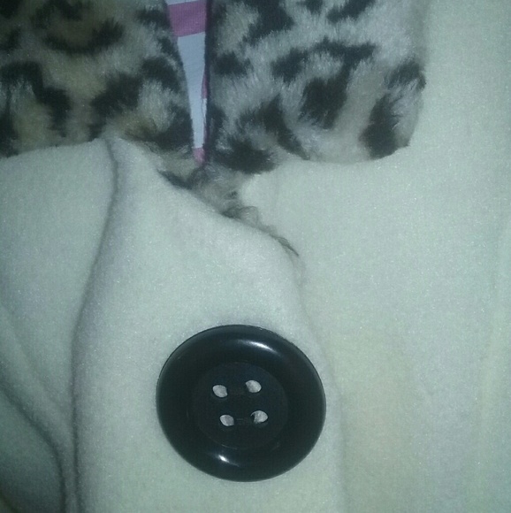 Cheetah Print Pea Coat - Picture 6 of 8